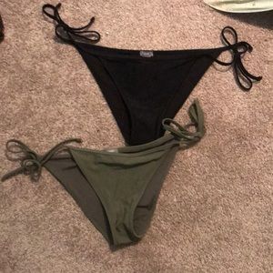 Black and Green Bikini Bottom Bundle